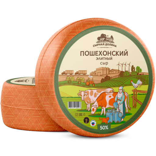 Сыр Пошехонский, круг
